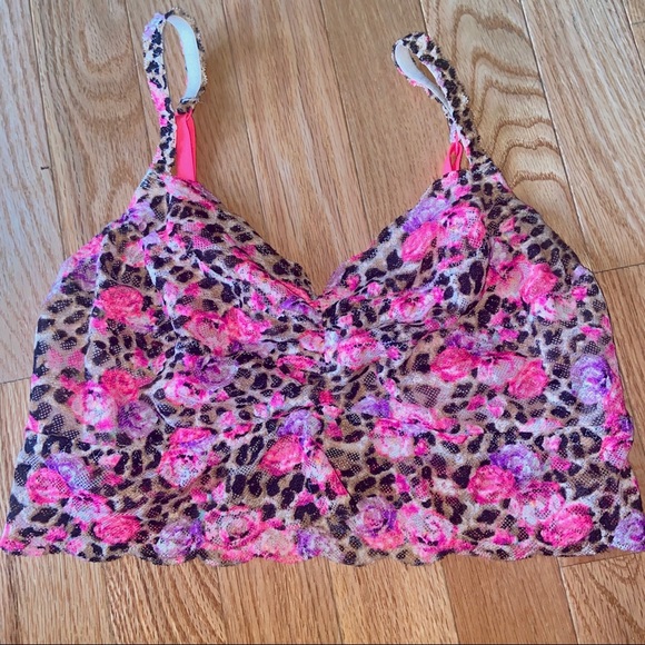 PINK Victoria's Secret Other - Victoria’s Secret PINK leopard lace bralette